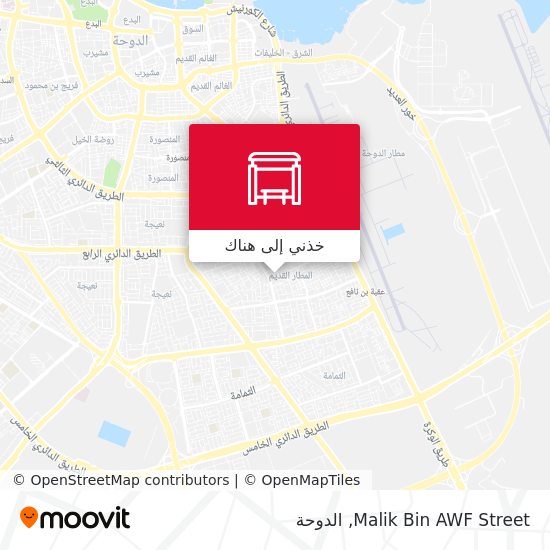خريطة Malik Bin AWF Street