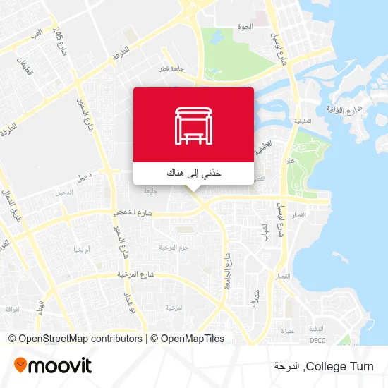خريطة College Turn