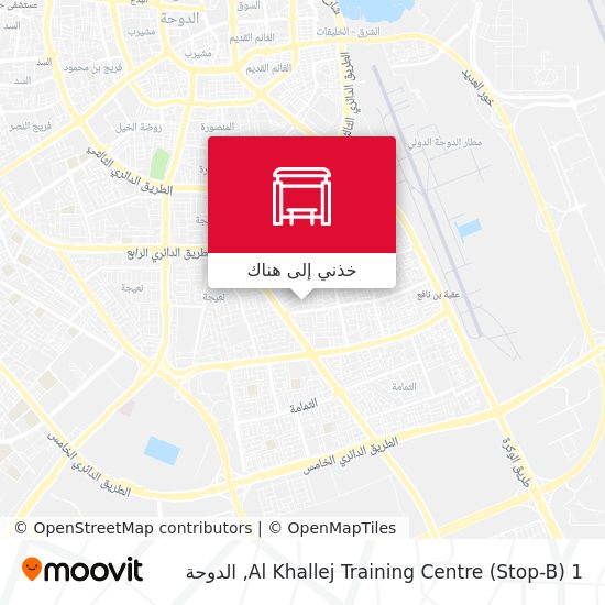 خريطة Al Khallej Training Centre (Stop-B) 1