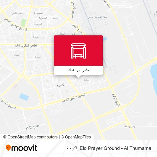 خريطة Eid Prayer Ground - Al Thumama