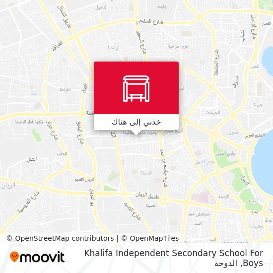 خريطة Khalifa Independent Secondary School For Boys