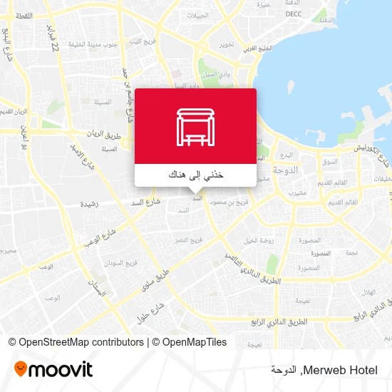 خريطة Merweb Hotel