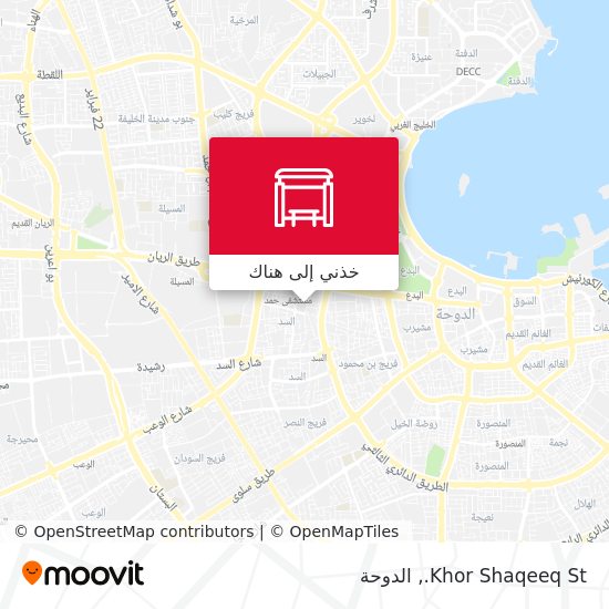 خريطة Khor Shaqeeq St.
