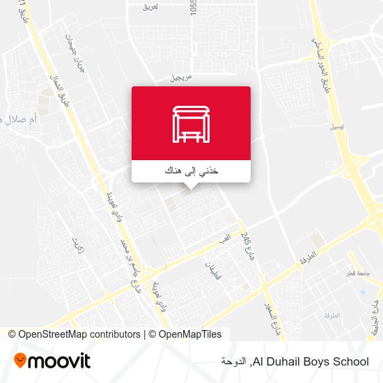 خريطة Al Duhail Boys School