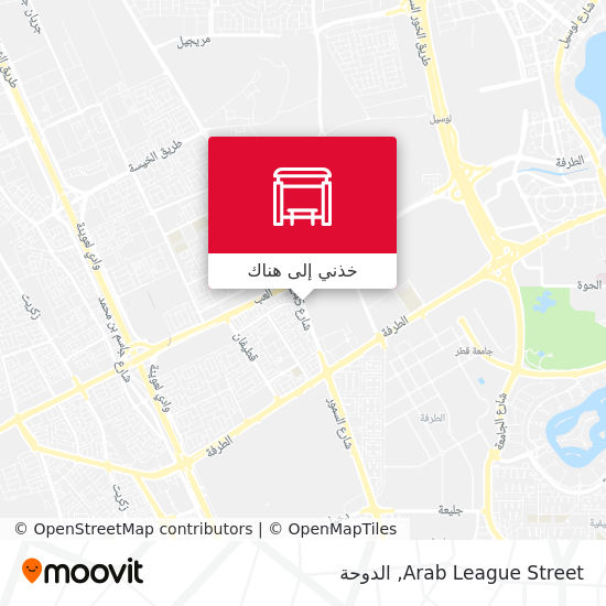 خريطة Arab League Street