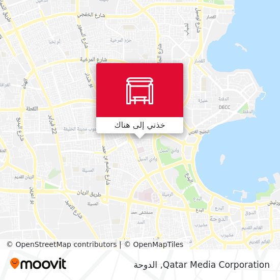 خريطة Qatar Media Corporation