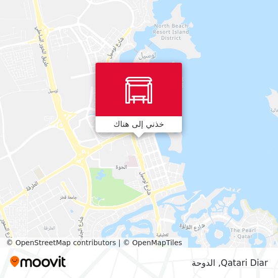 خريطة Qatari Diar
