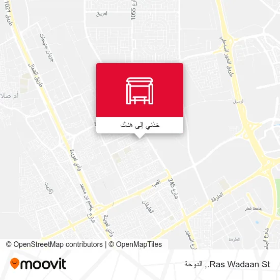 خريطة Ras Wadaan St.