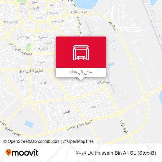 خريطة Al Hussein Bin Ali St. (Stop-B)