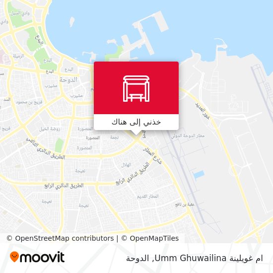 خريطة ام غويلينة Umm Ghuwailina