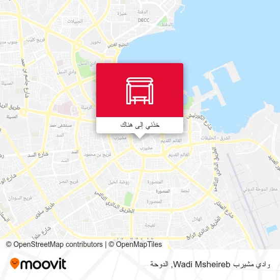 خريطة وادي مشيرب Wadi Msheireb