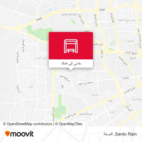 خريطة Santo Rain