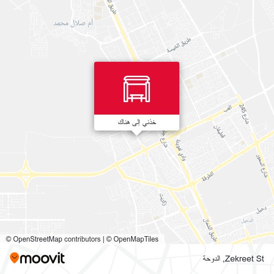 خريطة Zekreet St