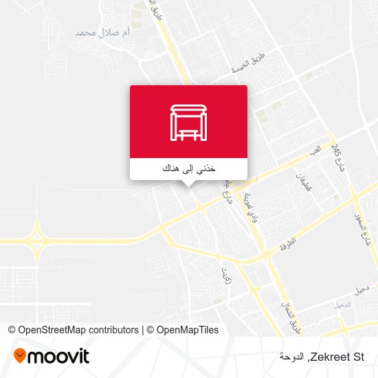 خريطة Zekreet St