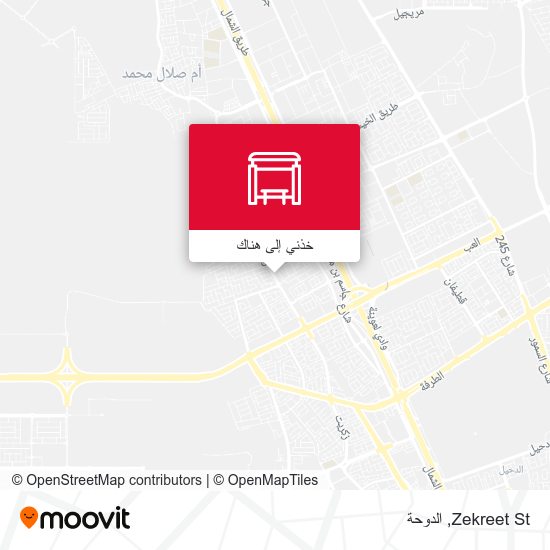 خريطة Zekreet St