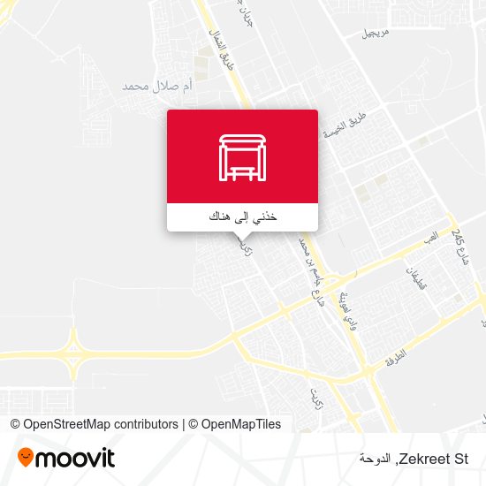 خريطة Zekreet St