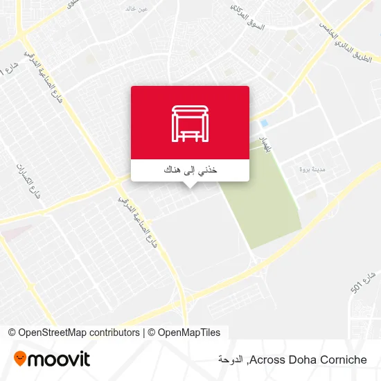 خريطة Across Doha Corniche