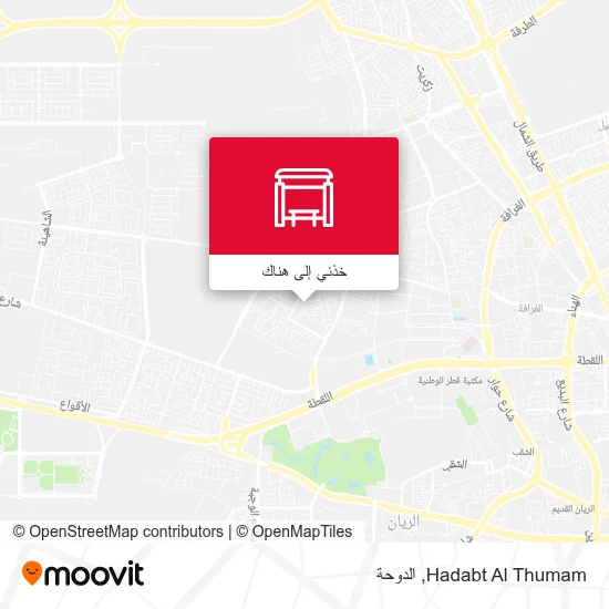خريطة Hadabt Al Thumam