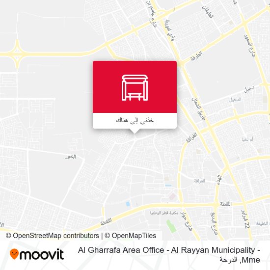 خريطة Al Gharrafa Area Office - Al Rayyan Municipality - Mme