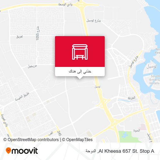 خريطة Al Kheesa 657 St. Stop A
