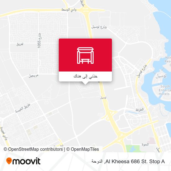 خريطة Al Kheesa 686 St. Stop A