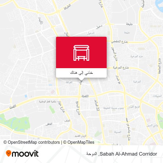 خريطة Sabah Al-Ahmad Corridor