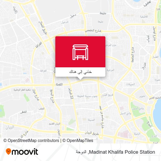 خريطة Madinat Khalifa Police Station