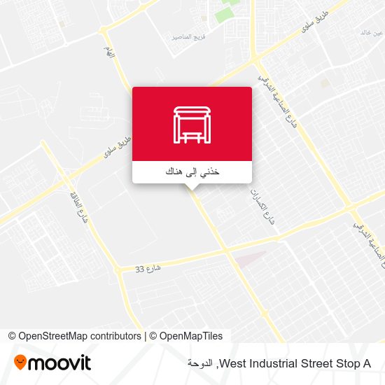 خريطة West Industrial Street Stop A