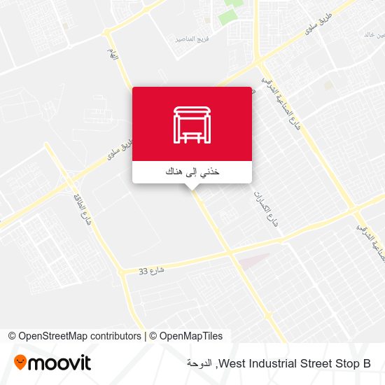 خريطة West Industrial Street Stop B