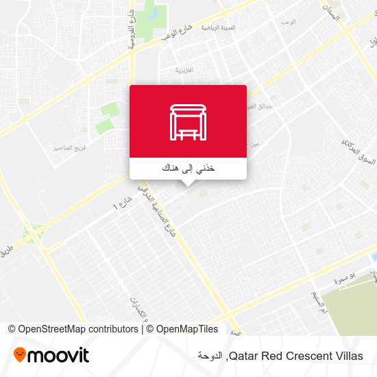 خريطة Qatar Red Crescent Villas