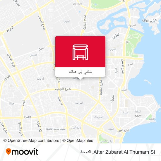 خريطة After Zubarat Al Thumam St