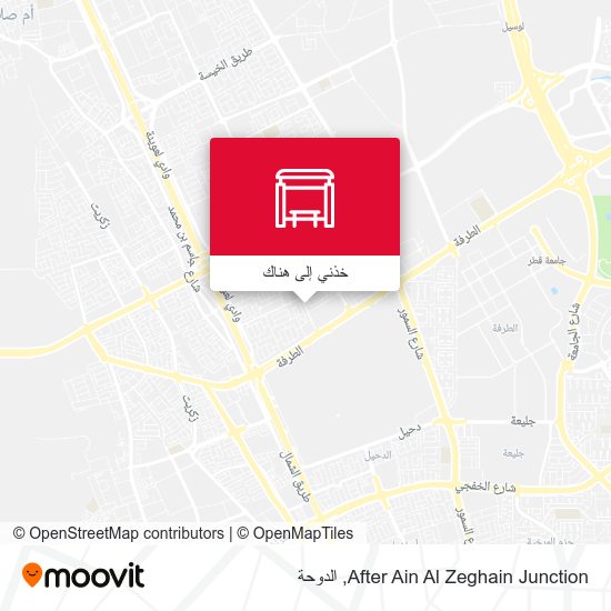 خريطة After Ain Al Zeghain Junction