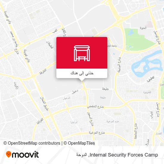 خريطة Internal Security Forces Camp