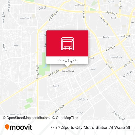 خريطة Sports City Metro Station Al Waab St