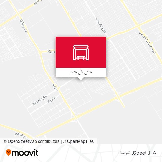 خريطة Street J, A