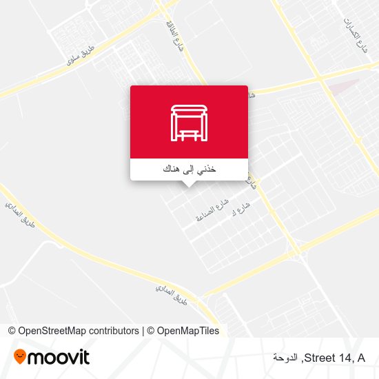 خريطة Street 14, A