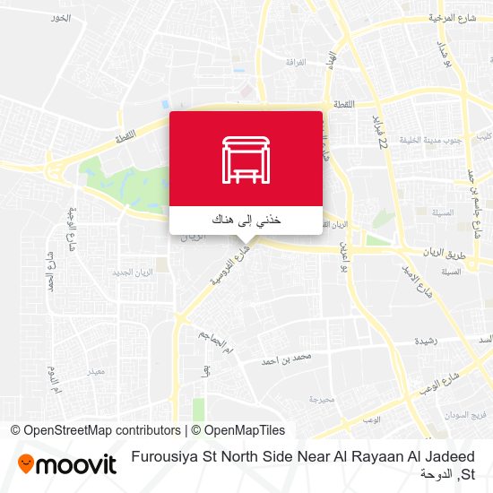 خريطة Furousiya St North Side Near Al Rayaan Al Jadeed St
