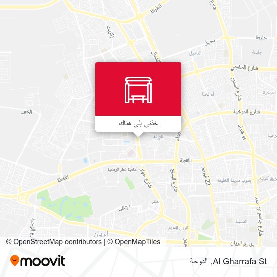 خريطة Al Gharrafa St