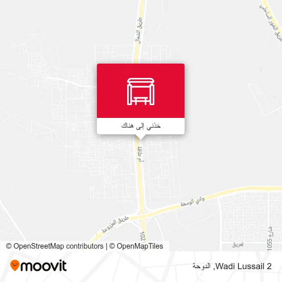 خريطة Wadi Lussail 2