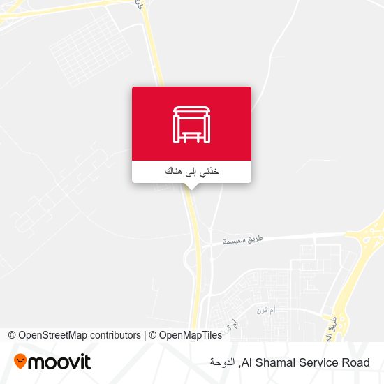 خريطة Al Shamal Service Road