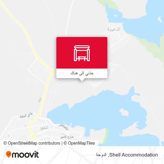 خريطة Shell Accommodation