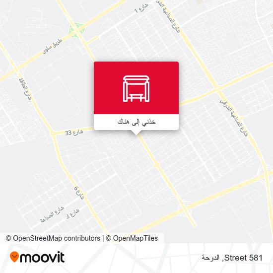 خريطة Street 581