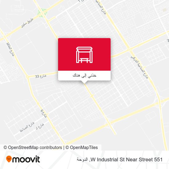 خريطة W Industrial St Near Street 551