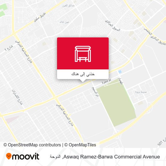 خريطة Aswaq Ramez-Barwa Commercial Avenue