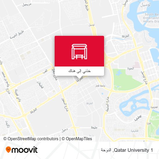 خريطة Qatar University 1