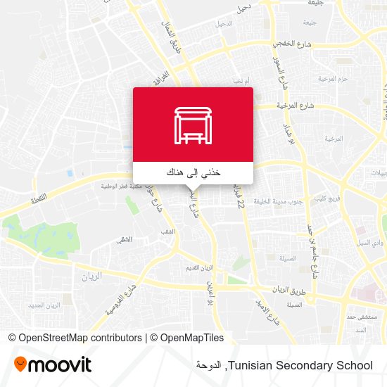 خريطة Tunisian Secondary School