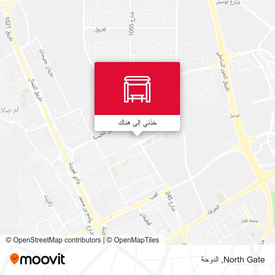 خريطة North Gate