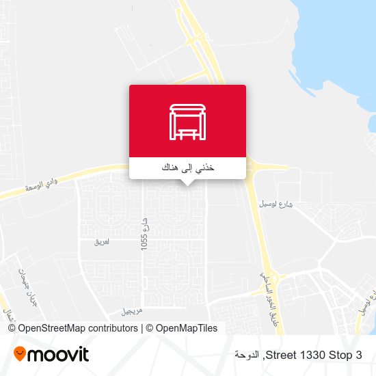خريطة Street 1330 Stop 3