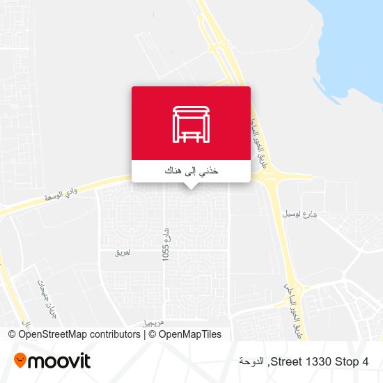 خريطة Street 1330 Stop 4