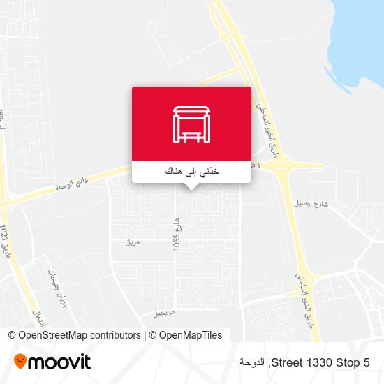 خريطة Street 1330 Stop 5